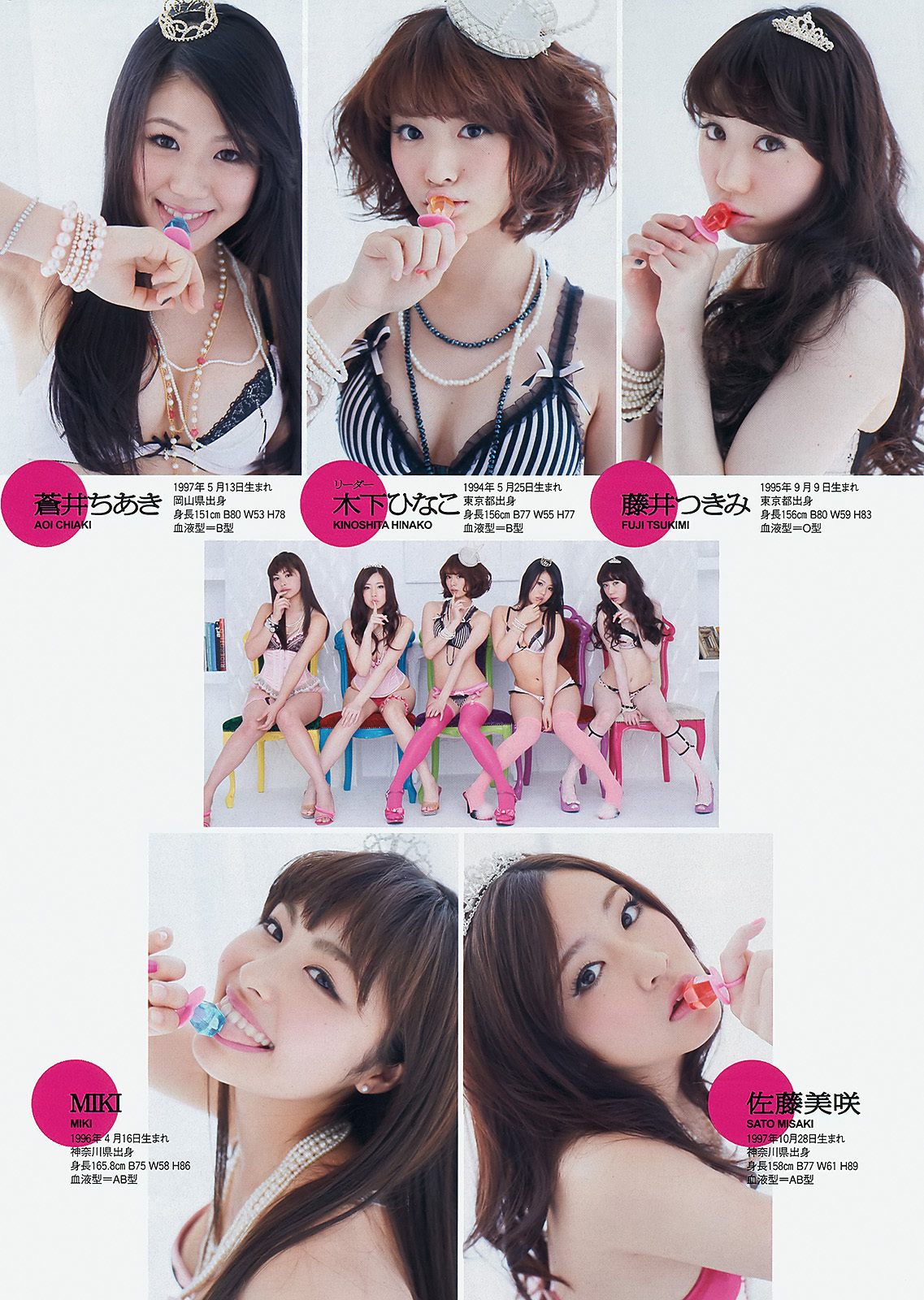 [Weekly Playboy] 2013.06.11 No.25 渡辺美優紀 大川藍 岸明日香 足立梨花 亜里沙 今野杏南